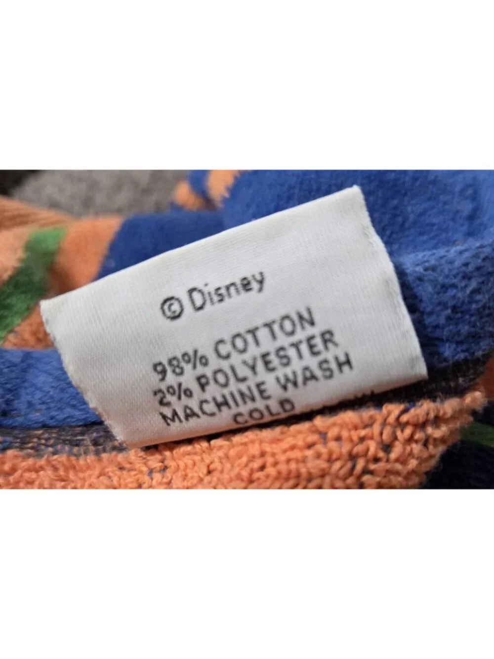 Walt Disney World Goofy Golf Towel Grommet Disneyland Made in USA